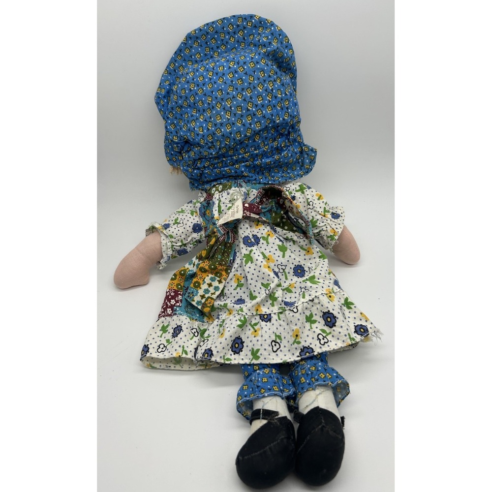 VTG The Original Holly Hobbie Knickerbocker Ragdoll Multicolor Patchwork Dress - Picture 7 of 8